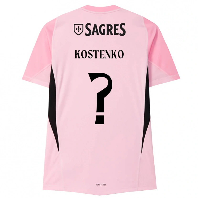 Danxen Pánské Igor Kostenko #0 Růžová Černá Brankář Dresy 2025/26 Dres