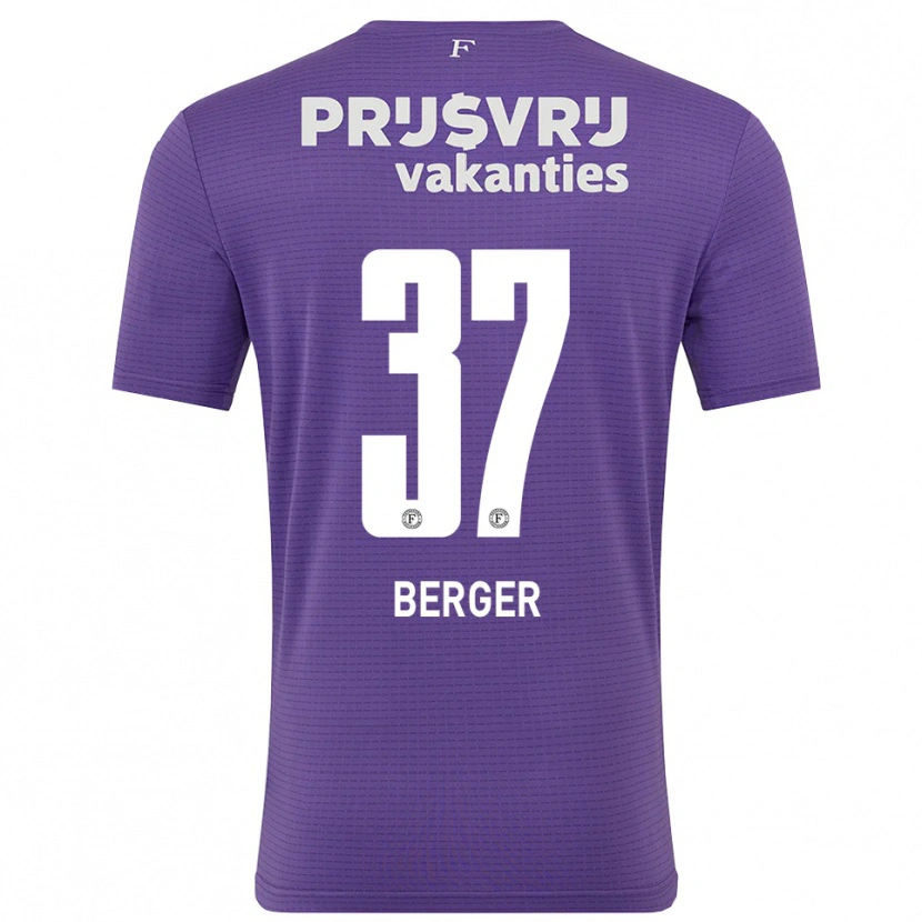 Danxen Pánské Mannou Berger #37 Fialová Bílá Brankář Dresy 2025/26 Dres