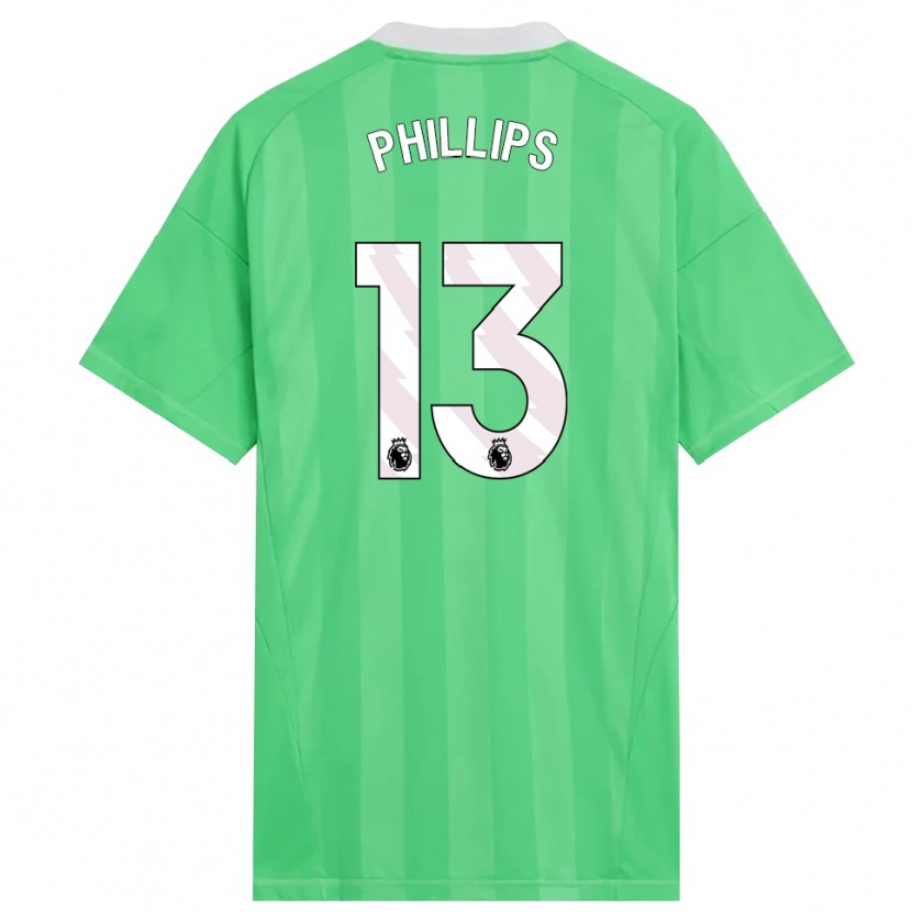 Danxen Pánské Charlie Phillips #13 Světle Zelená Bílá Brankář Dresy 2025/26 Dres
