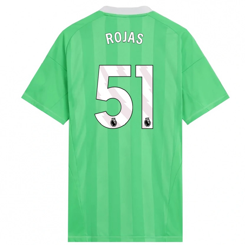 Danxen Pánské Alexéi Rojas #51 Světle Zelená Bílá Brankář Dresy 2025/26 Dres