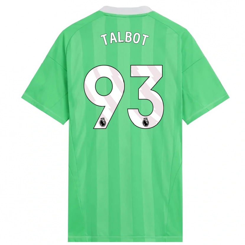 Danxen Pánské Jack Talbot #93 Světle Zelená Bílá Brankář Dresy 2025/26 Dres