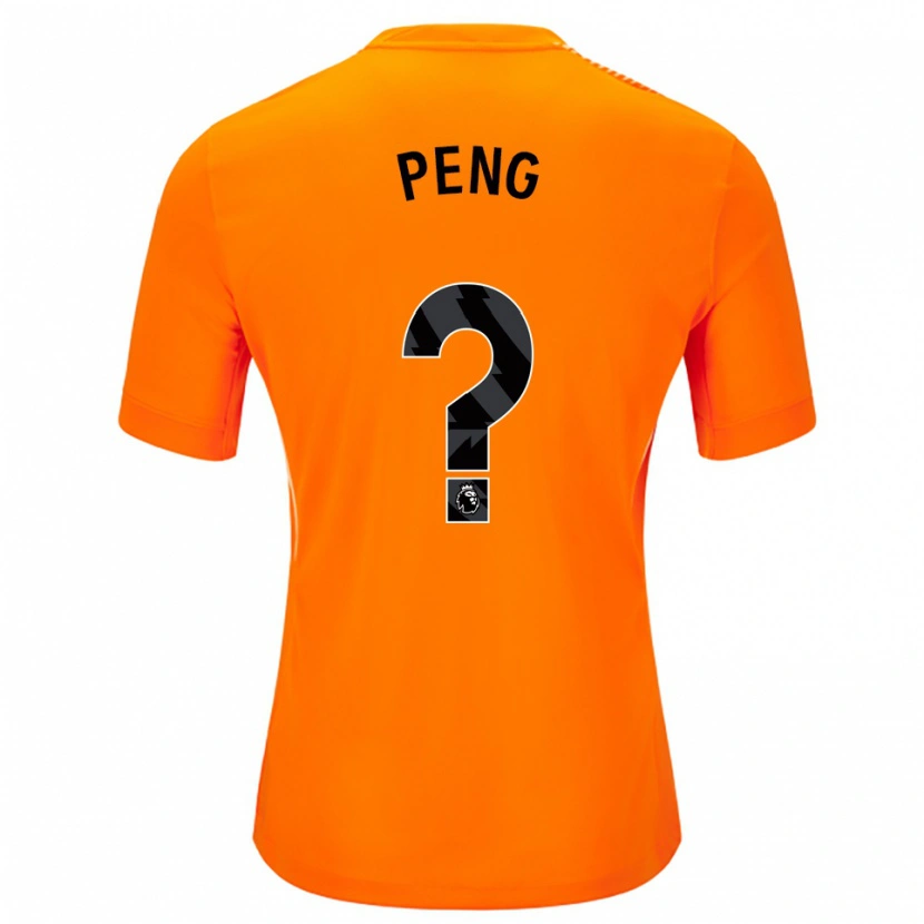 Danxen Pánské Livia Peng #0 Oranžová Černá Brankář Dresy 2025/26 Dres