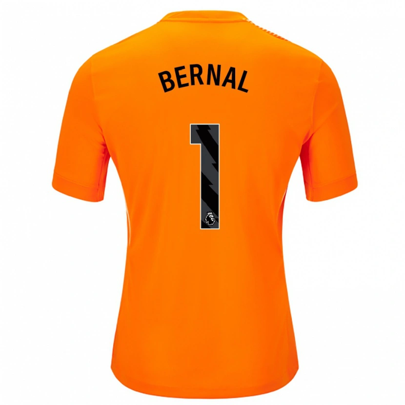 Danxen Pánské Freddy Bernal #1 Oranžová Černá Brankář Dresy 2025/26 Dres