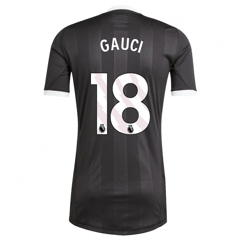 Danxen Pánské Joe Gauci #18 Černá Bílá Brankář Dresy 2025/26 Dres