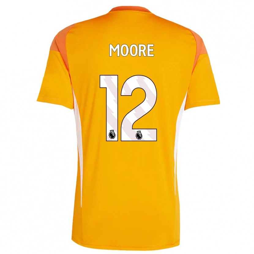 Danxen Pánské Daniel Moore #12 Oranžová Bílá Brankář Dresy 2025/26 Dres