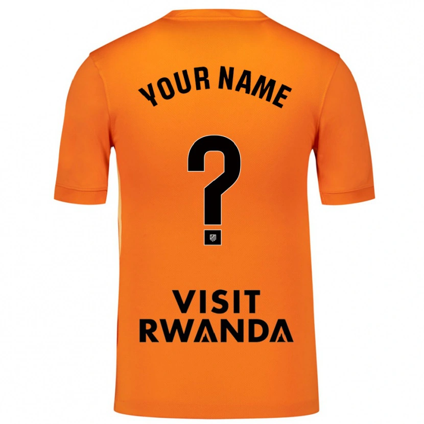 Danxen Pánské Atletico Madrid Oranžová Černá Brankář Dresy 2025/26 Dres