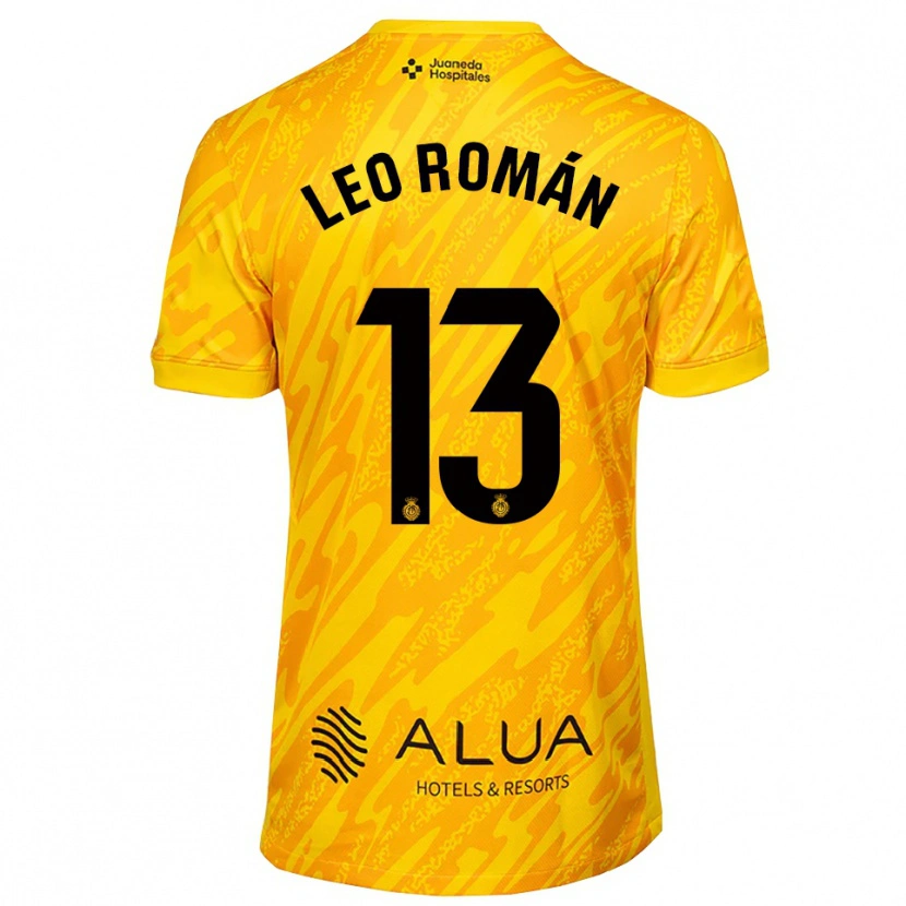 Danxen Pánské Leo Román #13 Oranžová Černá Brankář Dresy 2025/26 Dres