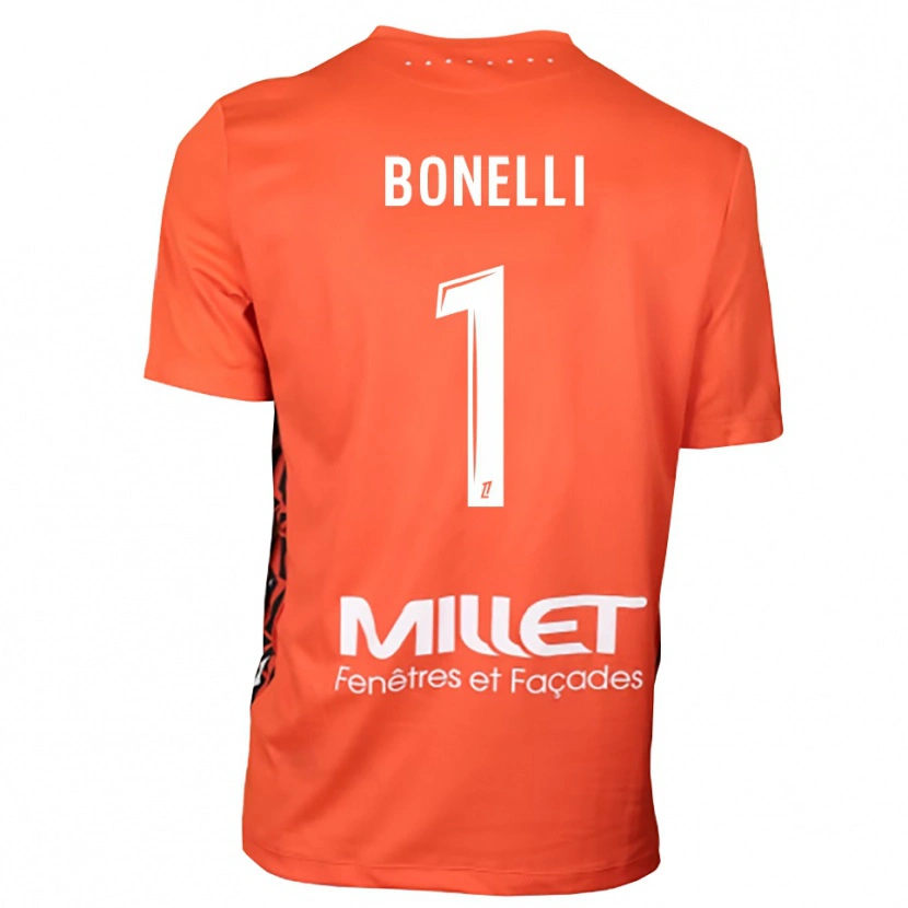 Danxen Pánské Lucas Bonelli #1 Oranžová Bílá Brankář Dresy 2025/26 Dres