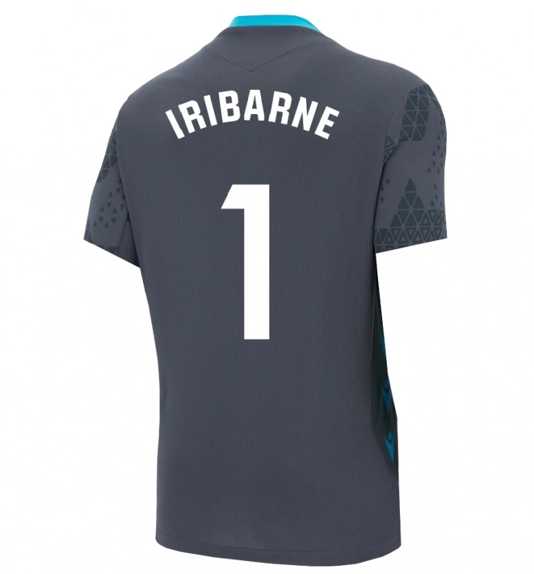 Danxen Pánské Bruno Iribarne #1 Tmavě Šedá Černá Brankář Dresy 2025/26 Dres