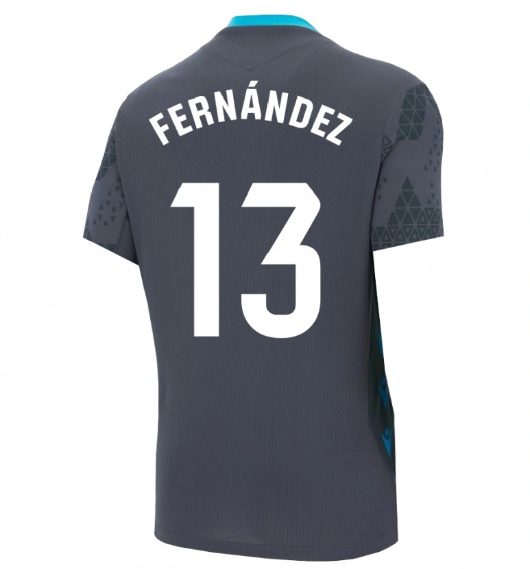 Danxen Pánské Andrés Fernández #13 Tmavě Šedá Černá Brankář Dresy 2025/26 Dres