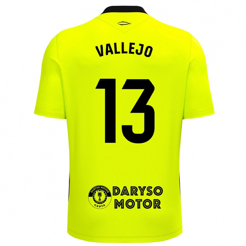 Danxen Pánské Guillermo Vallejo #13 Žlutá Zelená Černá Brankář Dresy 2025/26 Dres