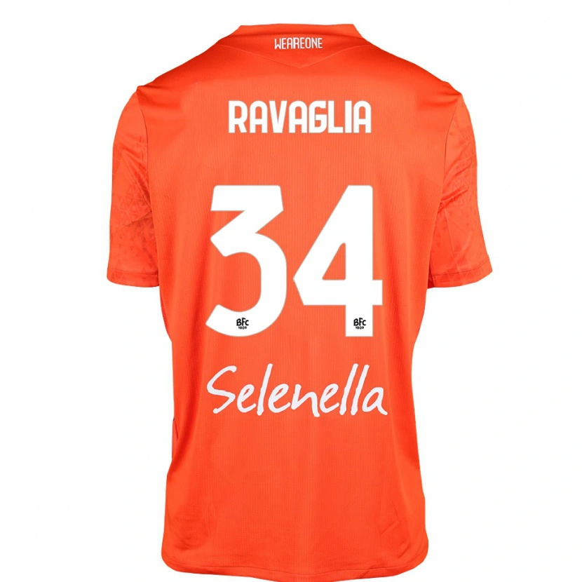 Danxen Pánské Federico Ravaglia #34 Oranžová Černá Bílá Brankář Dresy 2025/26 Dres