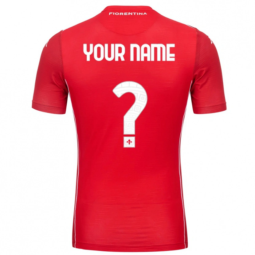 Danxen Pánské ACF Fiorentina Červená Bílá Brankář Dresy 2025/26 Dres