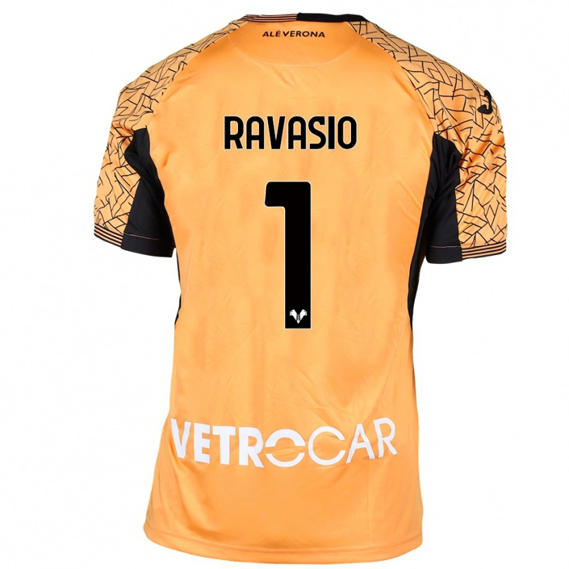 Danxen Pánské Manuel Ravasio #1 Oranžová Černá Bílá Brankář Dresy 2025/26 Dres