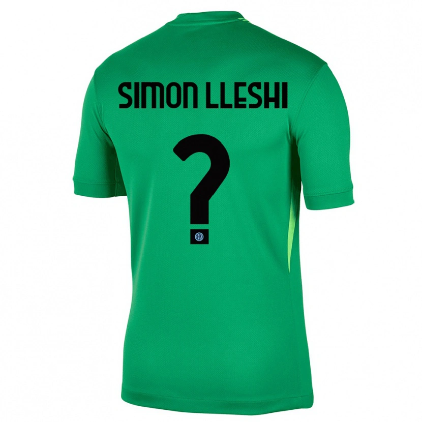 Danxen Pánské Simon Lleshi #0 Světle Zelená Černá Brankář Dresy 2025/26 Dres