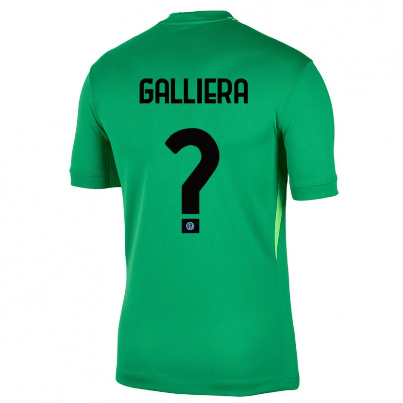 Danxen Pánské Carlo Galliera #0 Světle Zelená Černá Brankář Dresy 2025/26 Dres