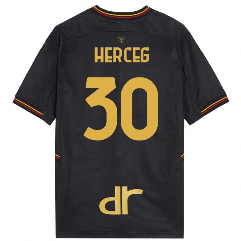 Danxen Pánské Lovro Herceg #30 Černá Hnědá Brankář Dresy 2025/26 Dres