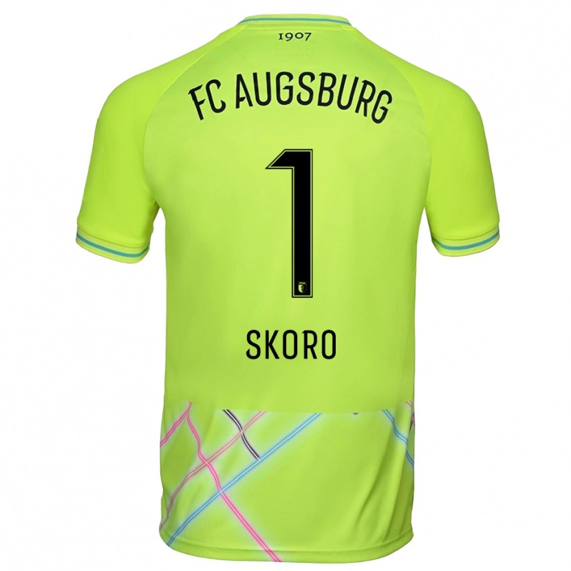 Danxen Pánské Luka Skoro #1 Zelená Žlutá Černá Brankář Dresy 2025/26 Dres