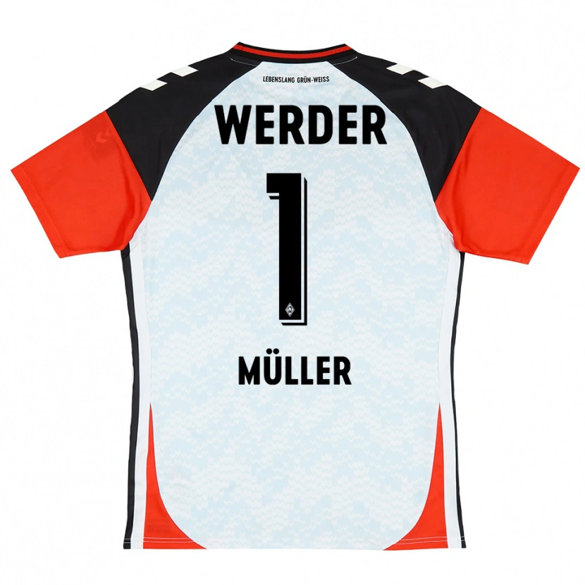 Danxen Pánské Vincent Müller #1 Černá Červená Žlutá Brankář Dresy 2025/26 Dres