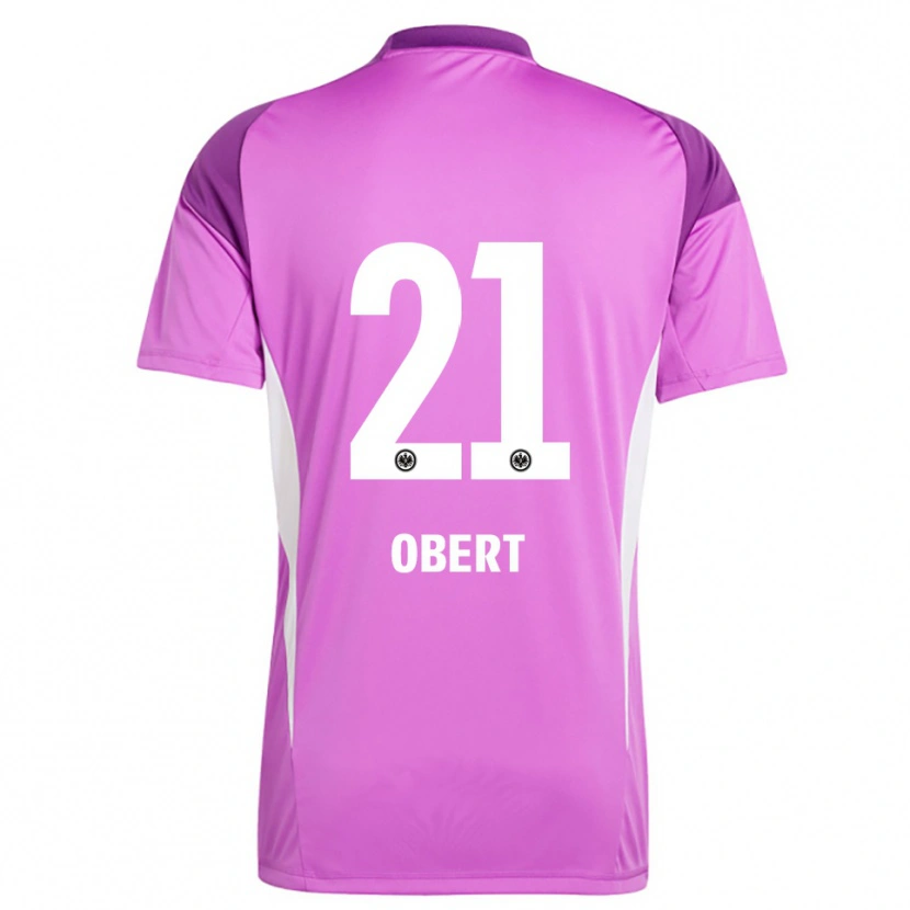 Danxen Pánské Yuriy Obert #21 Lilková Bílá Brankář Dresy 2025/26 Dres