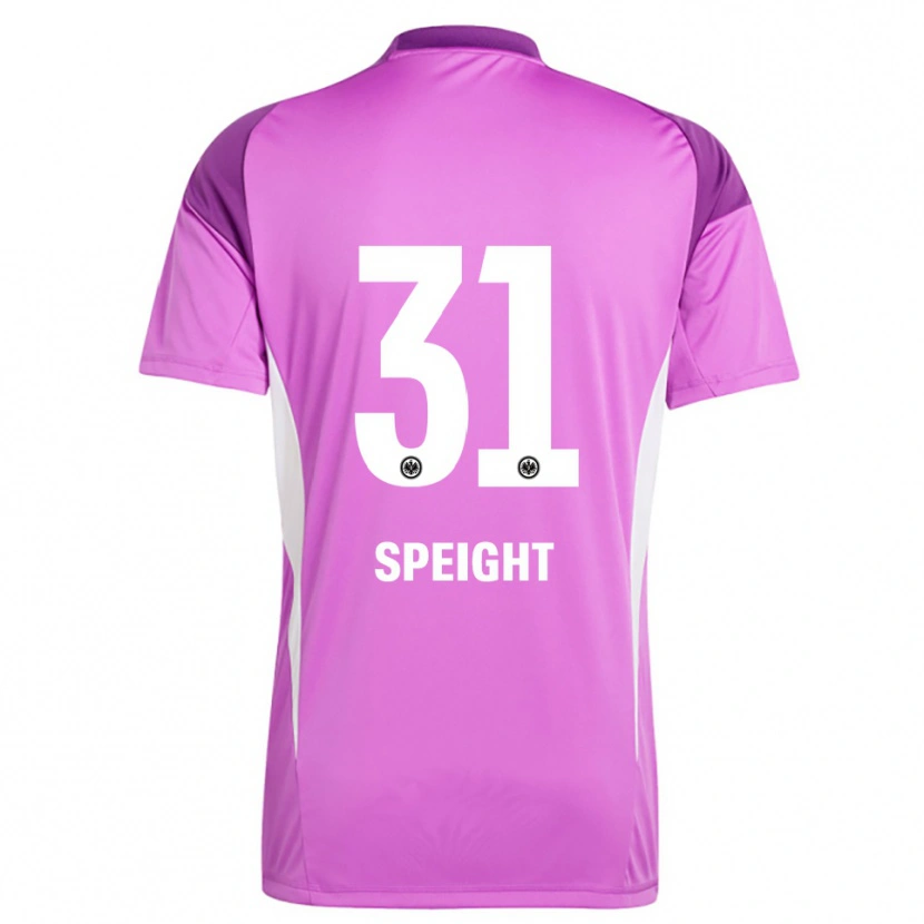 Danxen Pánské Benjamin Speight #31 Lilková Bílá Brankář Dresy 2025/26 Dres