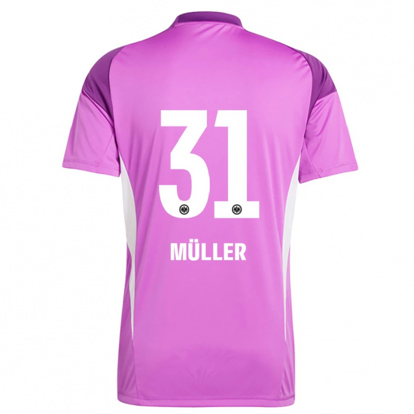 Danxen Pánské Laurin Müller #31 Lilková Bílá Brankář Dresy 2025/26 Dres