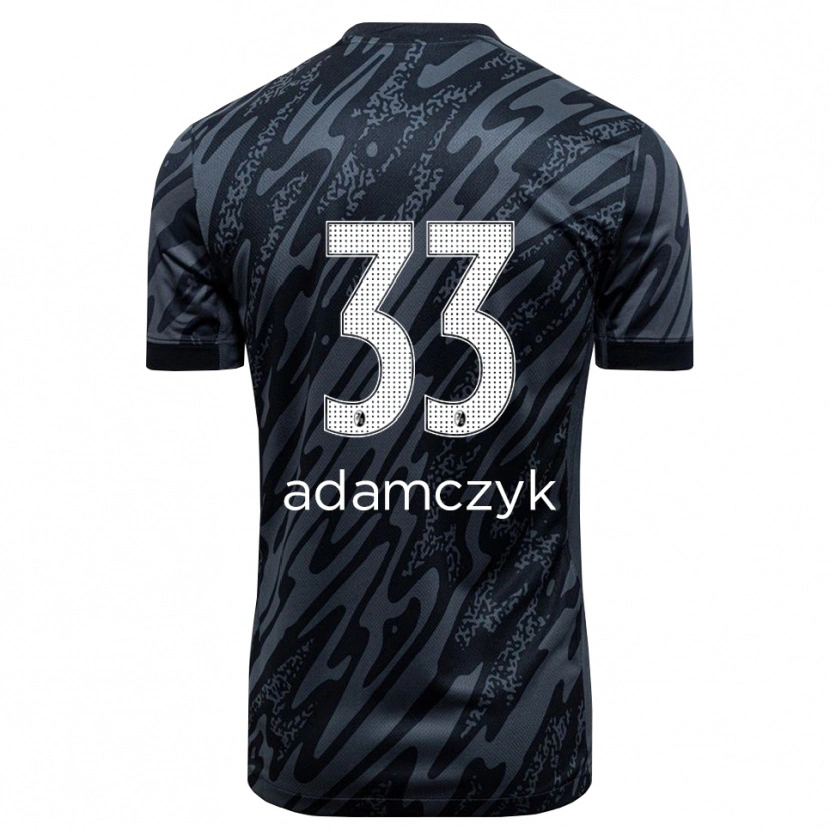 Danxen Pánské Rebecca Adamczyk #33 Černá Bílá Brankář Dresy 2025/26 Dres