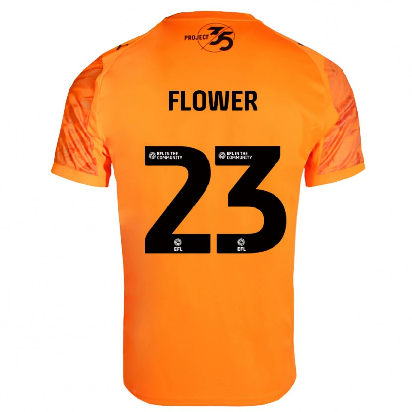 Danxen Dámské Jack Flower #23 Černá Oranžová Brankář Dresy 2025/26 Dres
