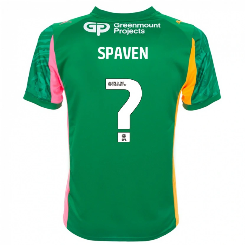 Danxen Dámské Jake Spaven #0 Zelená Růžová Oranžová Brankář Dresy 2025/26 Dres