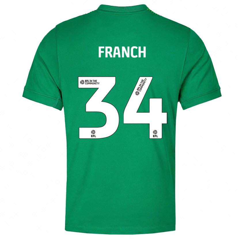 Danxen Dámské Adrianna Franch #34 Zelenobílá Brankář Dresy 2025/26 Dres