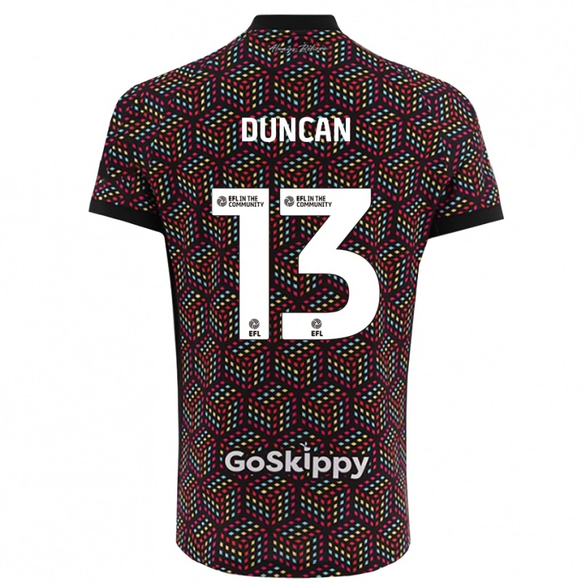 Danxen Dámské Joe Duncan #13 Černobílá Brankář Dresy 2025/26 Dres