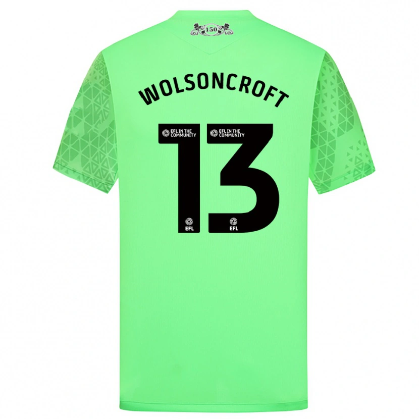 Danxen Dámské Blake Wolsoncroft #13 Fluorescenční Zelená Brankář Dresy 2025/26 Dres
