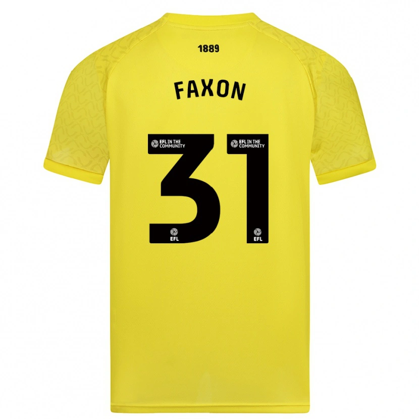 Danxen Dámské Luke Faxon #31 Žlutočerná Brankář Dresy 2025/26 Dres