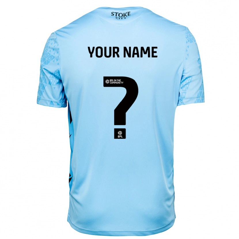 Danxen Dámské Stoke City Nebesky Modrá Černá Brankář Dresy 2025/26 Dres