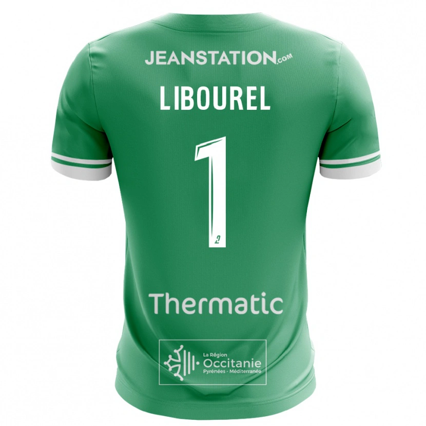 Danxen Dámské Laurie Libourel #1 Zelenobílá Brankář Dresy 2025/26 Dres