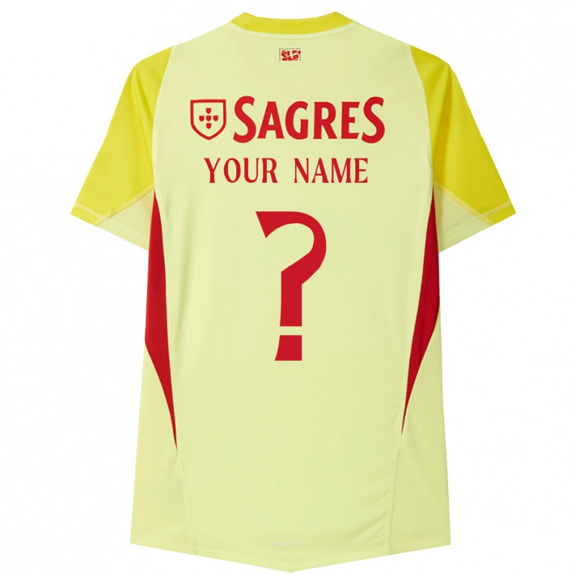 Danxen Dámské SL Benfica Žlutá Červená Brankář Dresy 2025/26 Dres