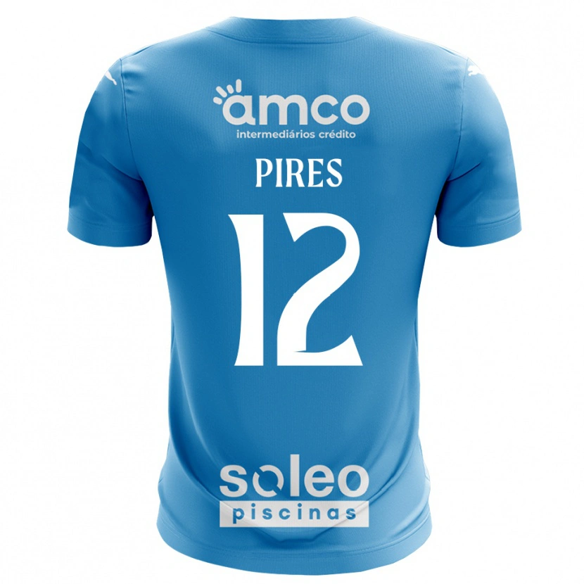 Danxen Dámské Hugo Pires #12 Modrá Bílá Brankář Dresy 2025/26 Dres