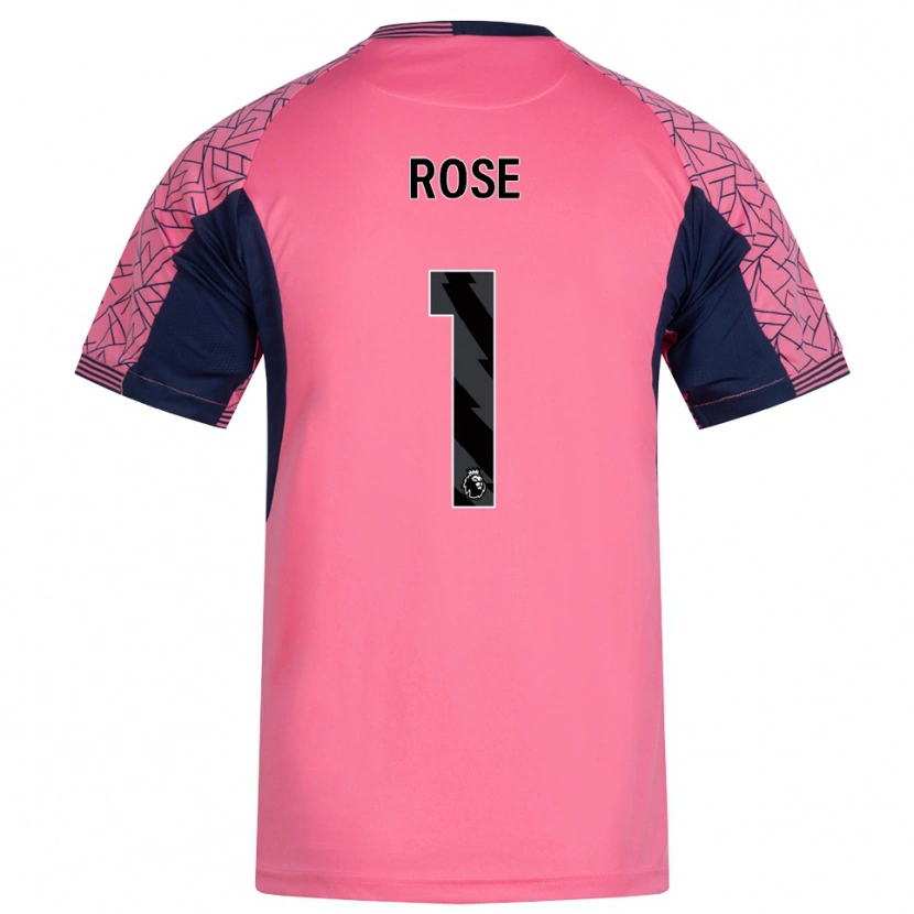 Danxen Dámské Reggie Rose #1 Růžová Černá Brankář Dresy 2025/26 Dres