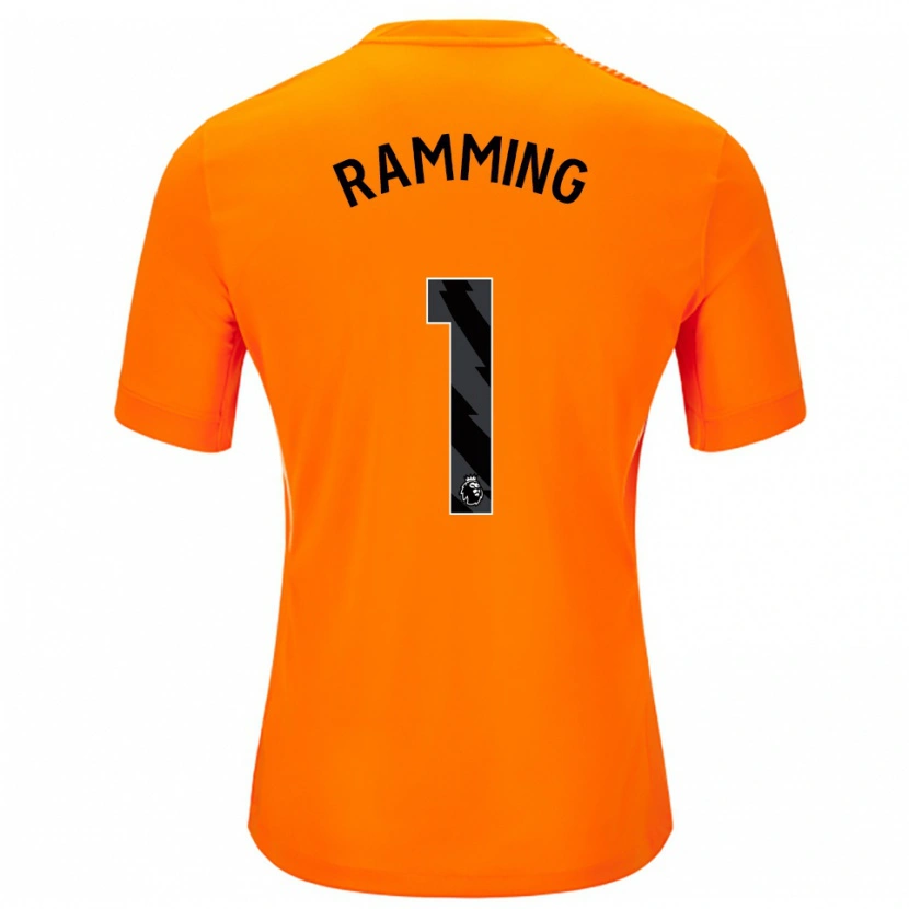 Danxen Dámské Nils Ramming #1 Oranžová Černá Brankář Dresy 2025/26 Dres