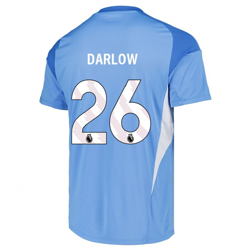 Danxen Dámské Karl Darlow #26 Nebesky Modrá Bílá Brankář Dresy 2025/26 Dres