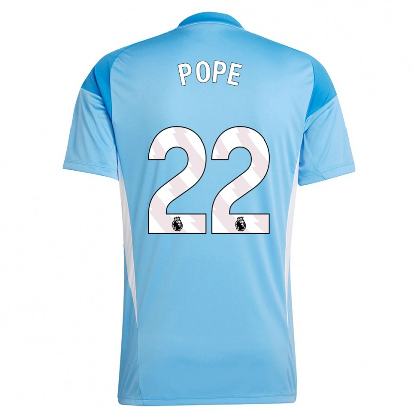 Danxen Dámské Nick Pope #22 Modrá Bílá Brankář Dresy 2025/26 Dres