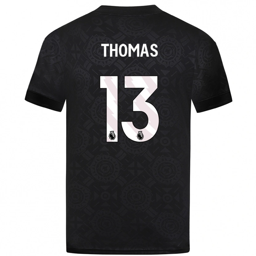 Danxen Dámské Bec Thomas #13 Černá Bílá Brankář Dresy 2025/26 Dres
