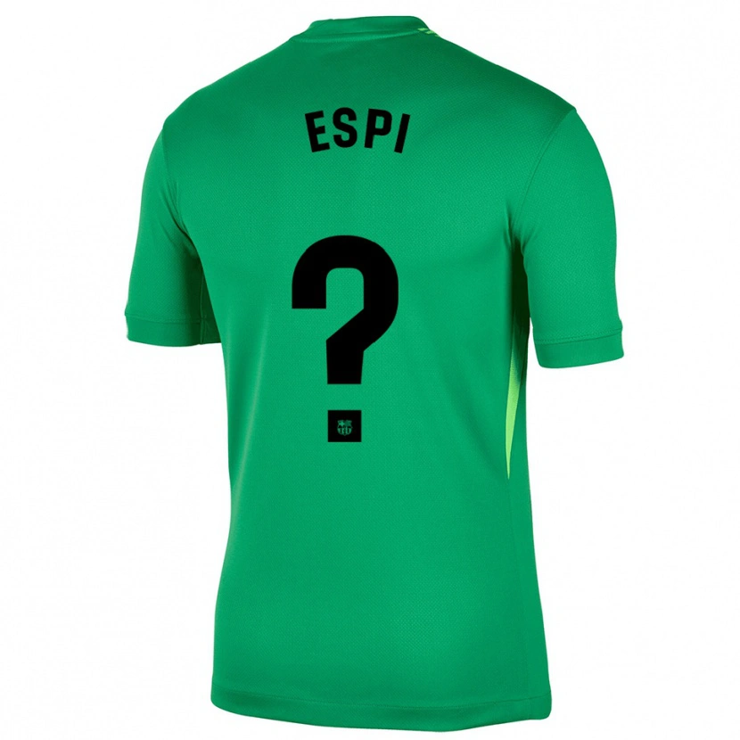 Danxen Dámské Pau Espi #0 Zelená Černá Brankář Dresy 2025/26 Dres