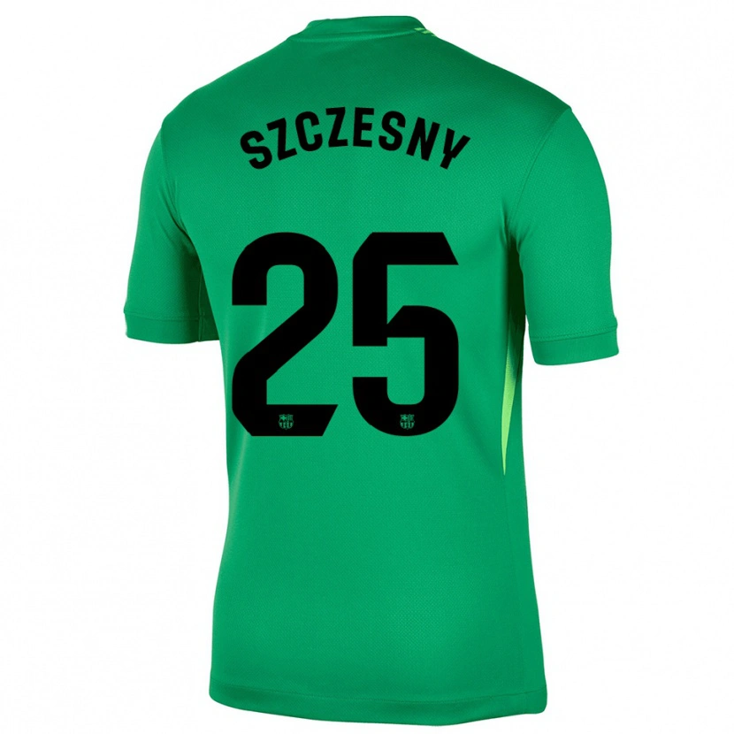 Danxen Dámské Wojciech Szczesny #25 Zelená Černá Brankář Dresy 2025/26 Dres
