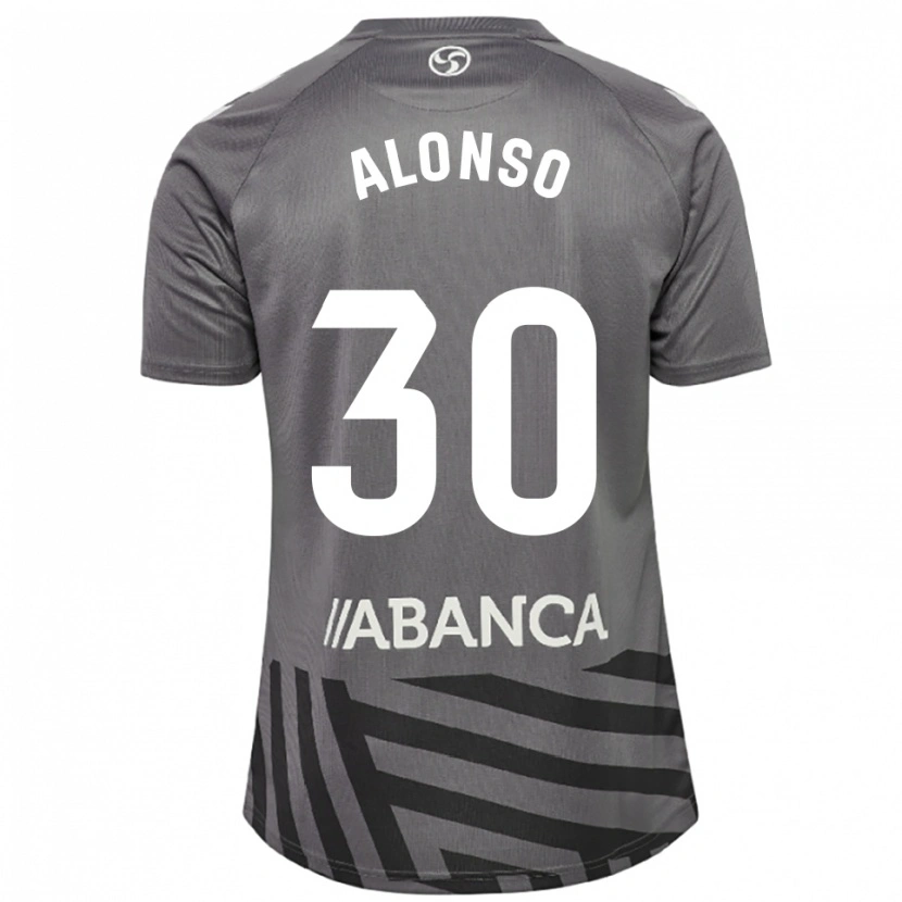 Danxen Dámské Adriana Alonso #30 Tmavě Šedá Černá Brankář Dresy 2025/26 Dres