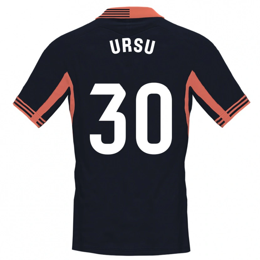 Danxen Dámské Eduard Ursu #30 Černá Bílá Oranžová Brankář Dresy 2025/26 Dres