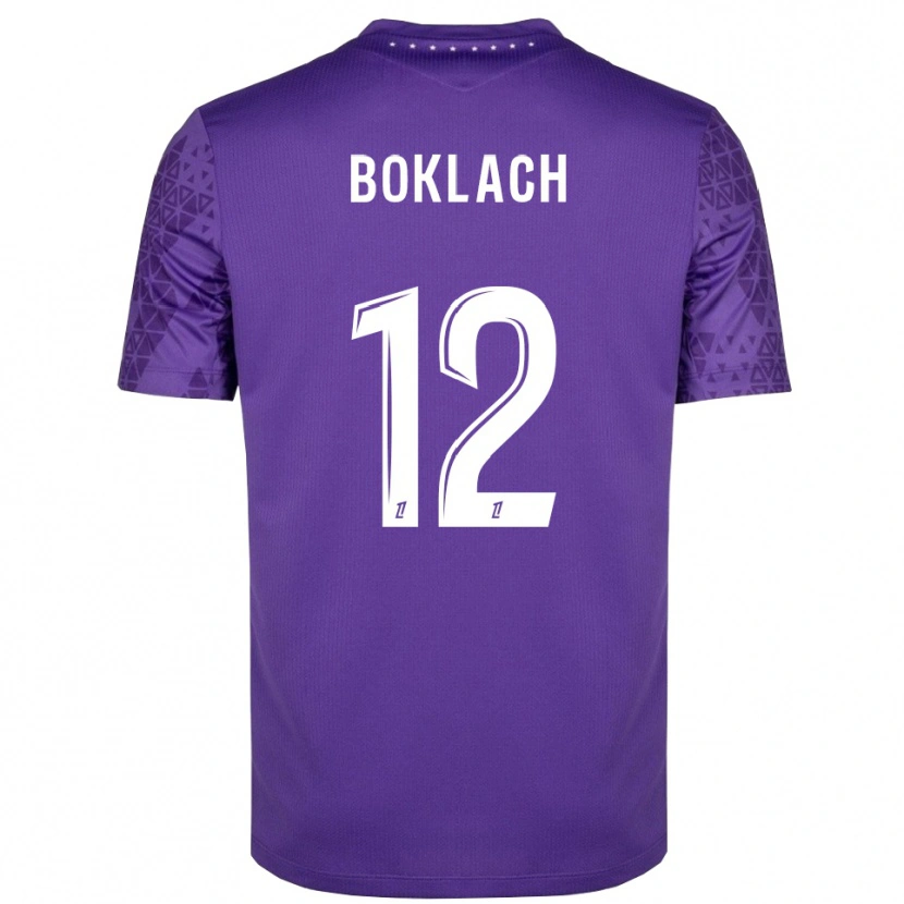 Danxen Dámské Kateryna Boklach #12 Fialová Bílá Brankář Dresy 2025/26 Dres