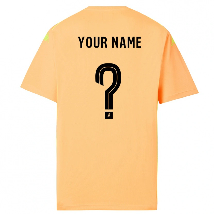 Danxen Dámské OGC Nice Světle Oranžová Černá Brankář Dresy 2025/26 Dres