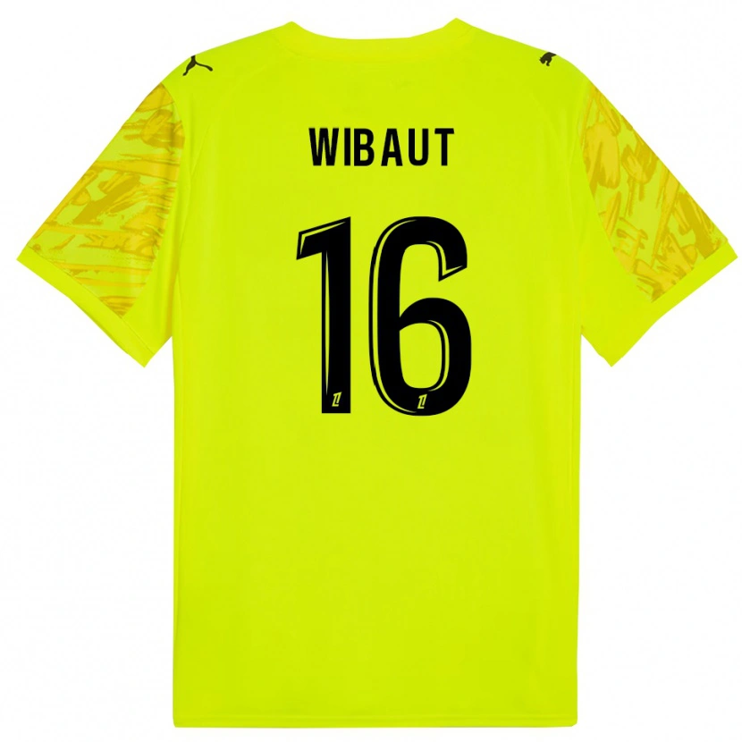 Danxen Dámské Clara Wibaut #16 Fluorescenční Zelená Žlutá Brankář Dresy 2025/26 Dres