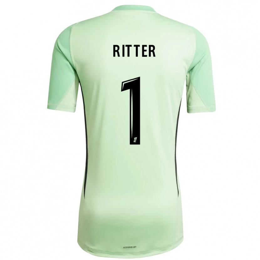 Danxen Dámské Maxime Ritter #1 Světle Zelená Černá Brankář Dresy 2025/26 Dres